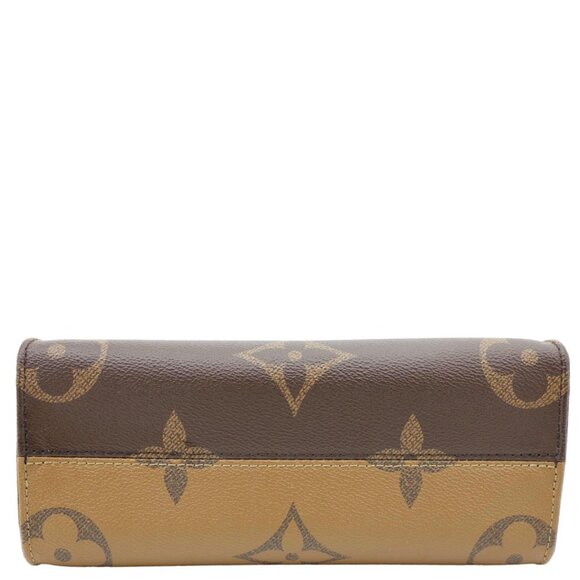 Louis Vuitton  Onthego PM Giant Monogram Reverse Canvas Shoulder Bag Brown - Picture 9 of 13